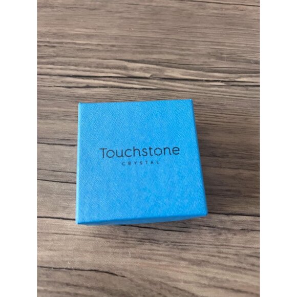 Touchstone Crystal by Swarovski Silver Helix Hoops Earrings - Picture 4 of 4